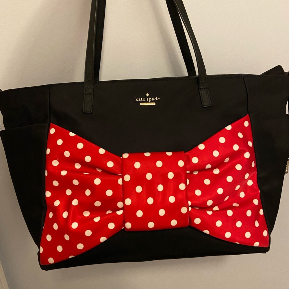 Authentic♥️ Disney/Kate Spade Minnie Mouse Diaper Bag.
